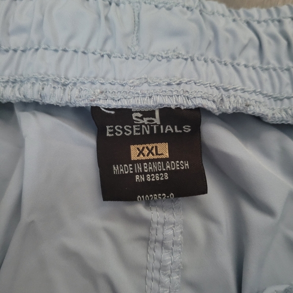 Men's Utility Shorts Light Blue SP Essentials Size XXL - Picture 2 of 5